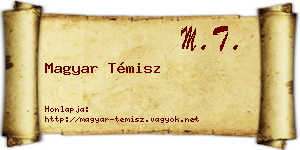 Magyar Témisz névjegykártya